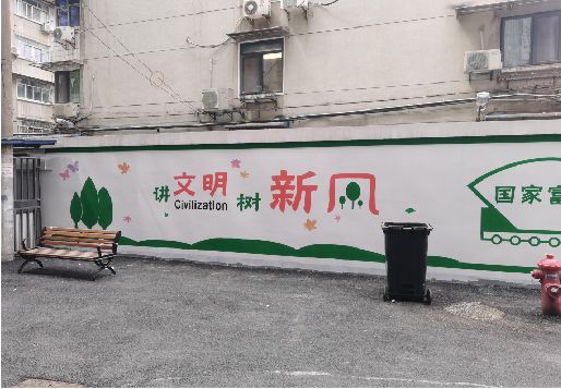 沙洋社区墙绘